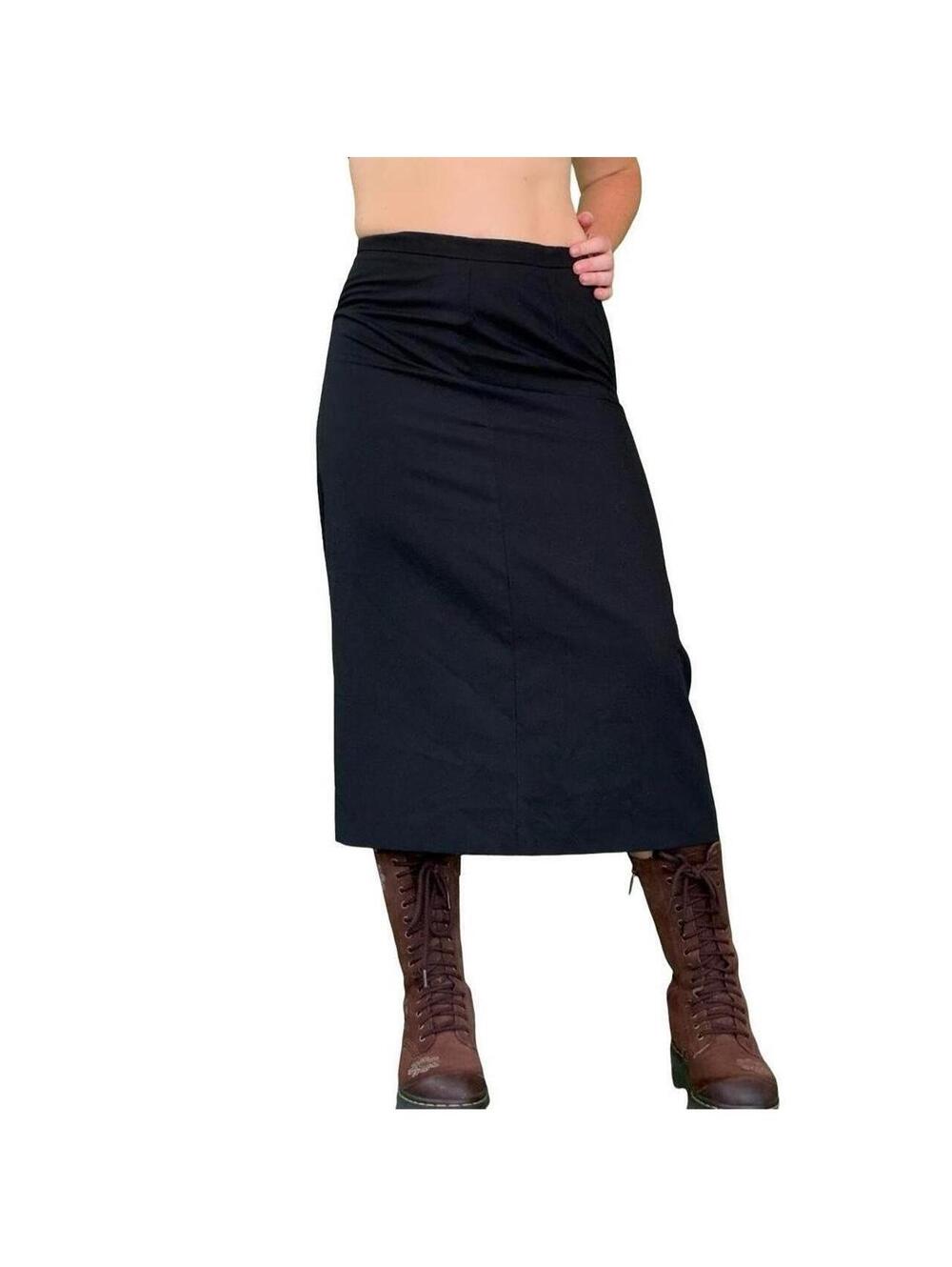 90s TRAD GOTH MINIMALIST SKIRT